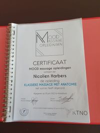 Klassieke Massage certificaat